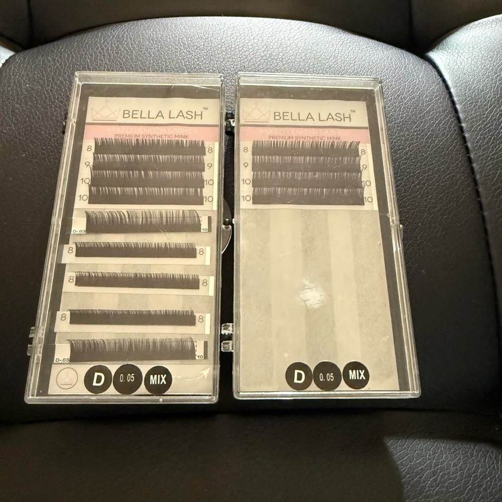 Bella lashes mixed length lashes premium synthetic mink
